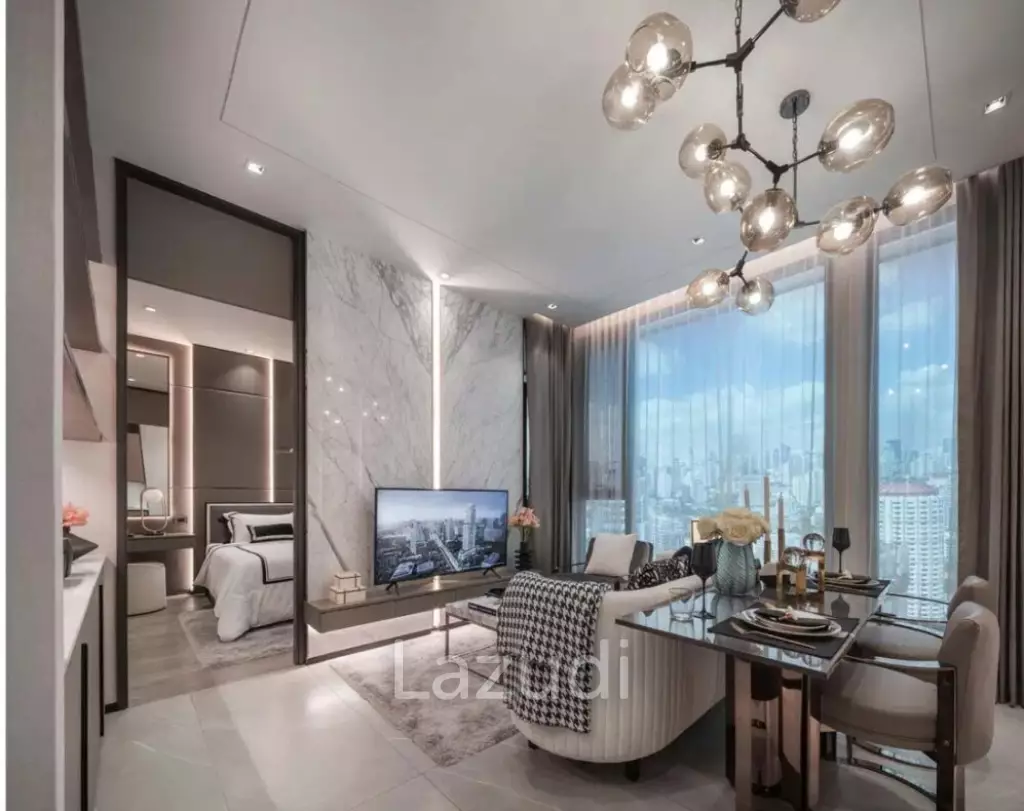 53 sqm 1 Bedroom Condo on 16th Floor at Hyde Heritage Thonglor Bangkok