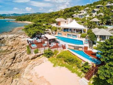 Oceanfront 4 Bedroom Villa in 5 Star Resort in Choeng Mon
