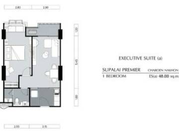 Supalai Premier Charoen Nakhon 1 bedroom condo downpayment for sale