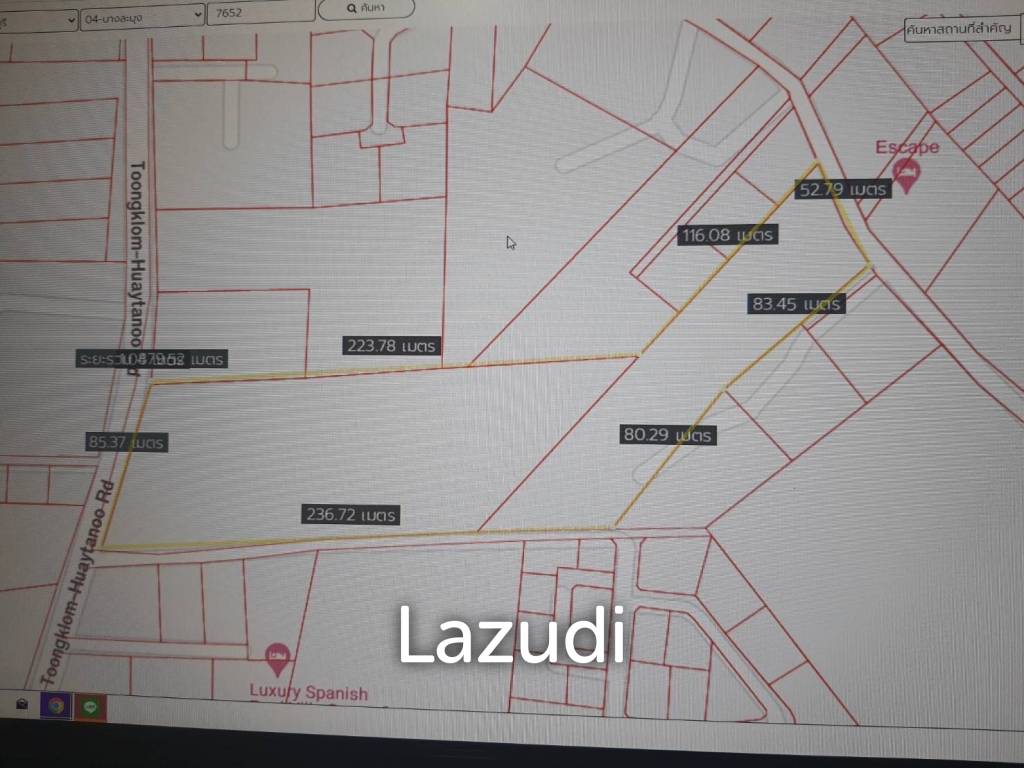 15 Rai Land for Sale in Tungklom - Tarnman