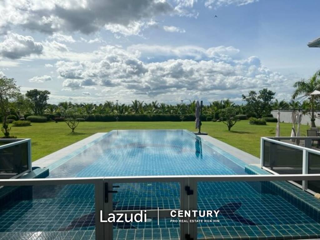 Luxury 5 bed pool villa on big land