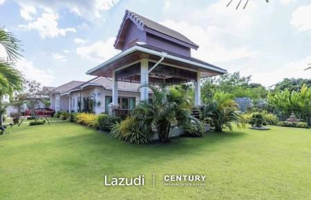 HILLSIDE HAMLET 6 : Luxury Thai - Bali Style 3 Bed Pool Villa