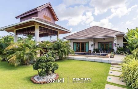 HILLSIDE HAMLET 6 : Luxury Thai - Bali Style 3 Bed Pool Villa