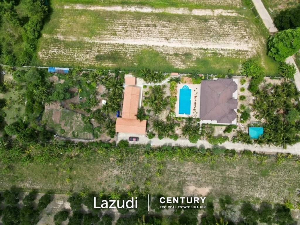 3  Rai land 3 Bedrooms with guest house