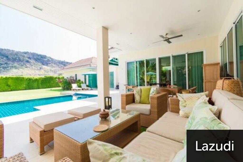 Great Quality 4 bed pool villa in large land plot with mountain view