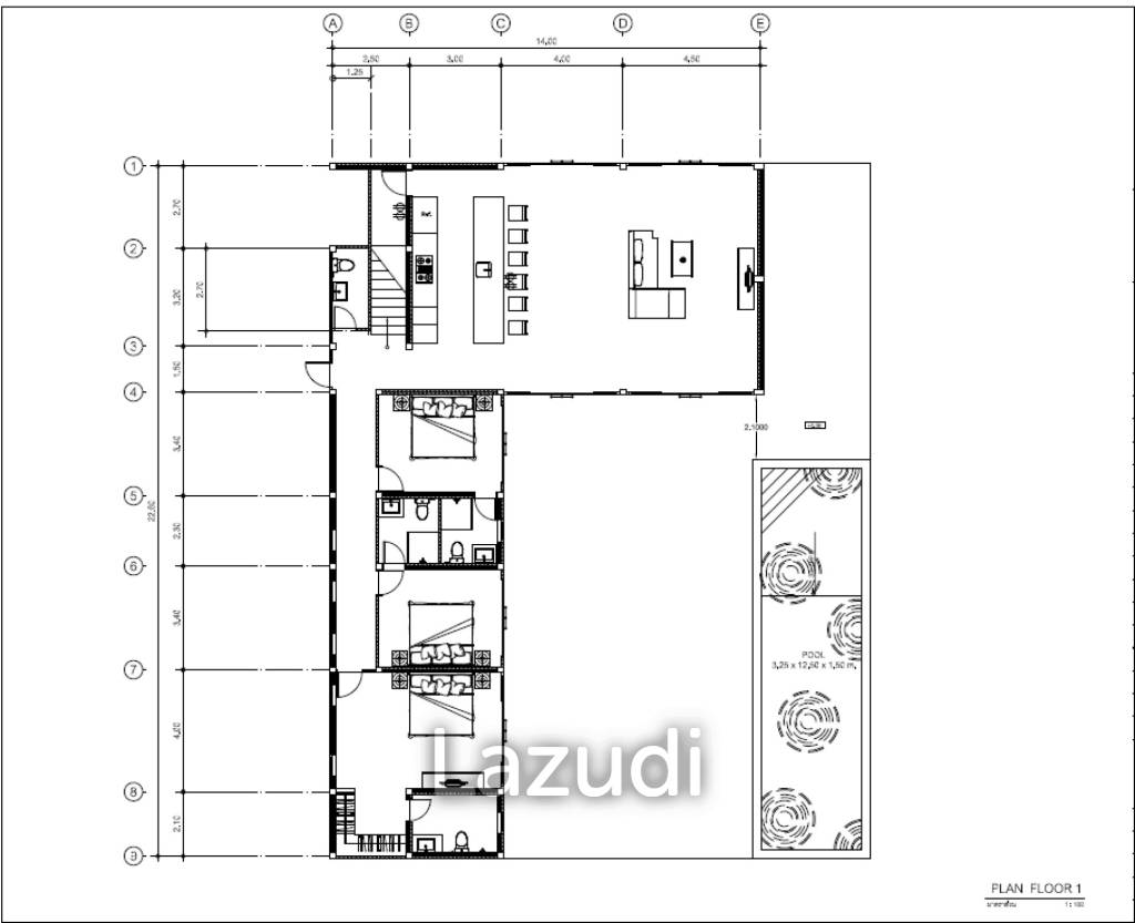 5 Beds 5 Baths 295 SQ.M Phu Montra K.Haad