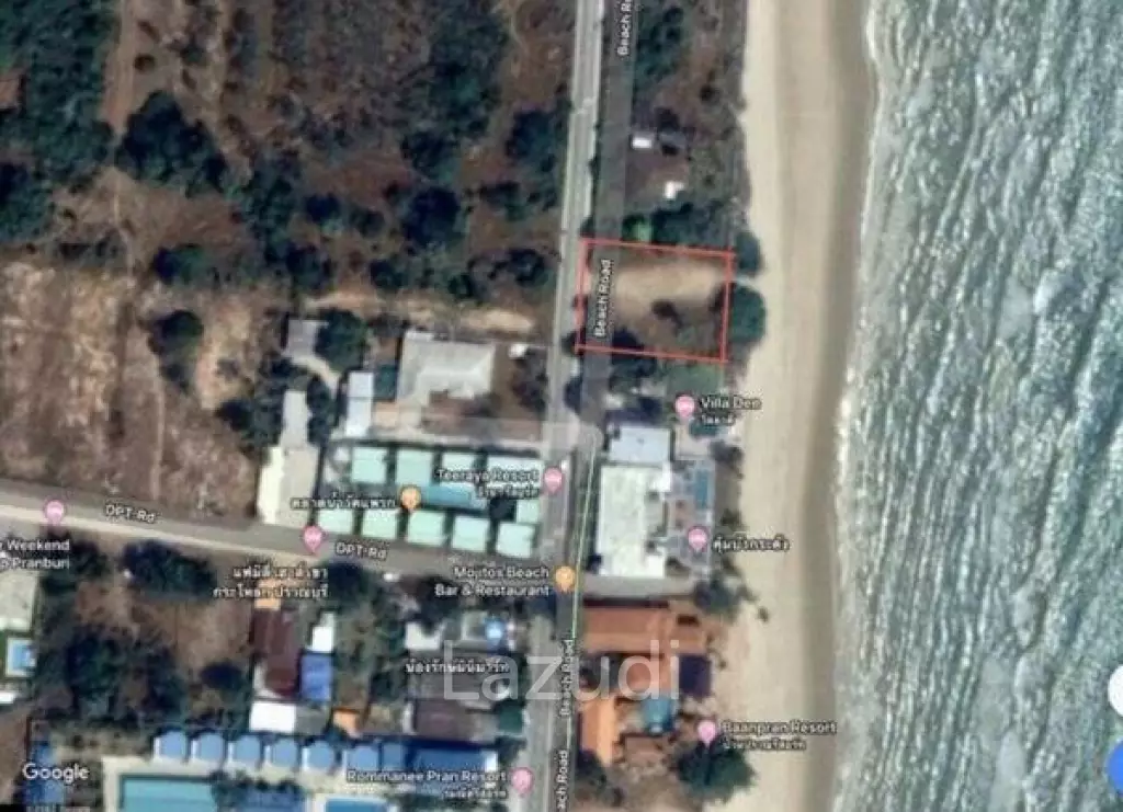 Absolute Beachfront land Plot in Kao Kalok