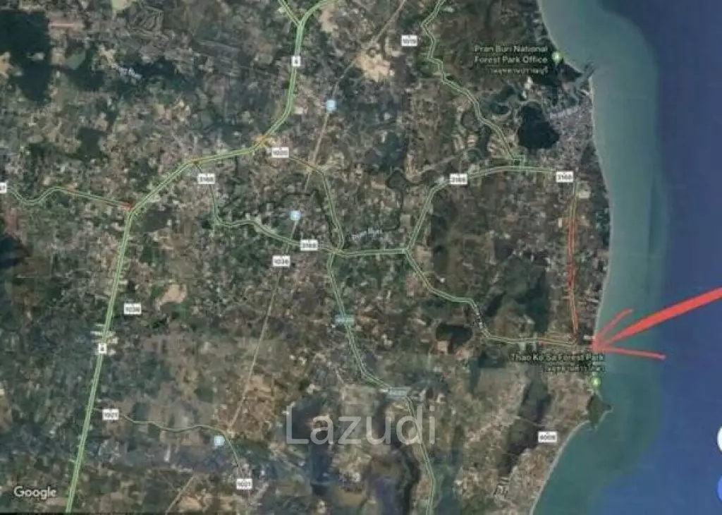 Absolute Beachfront land Plot in Kao Kalok