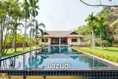 Pool House with large Garden