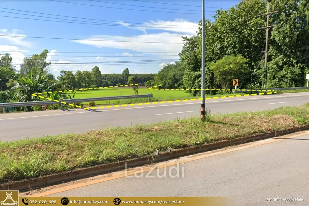 Good Location 23 Rai Land for Sale in Chiang Saen