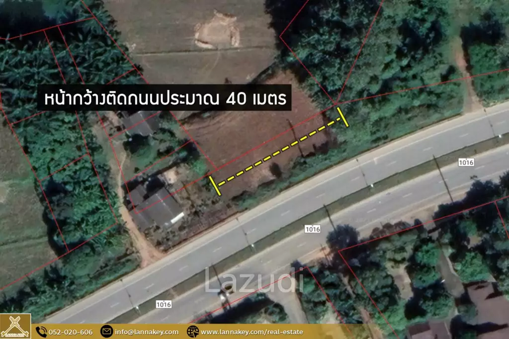 Good Location 23 Rai Land for Sale in Chiang Saen