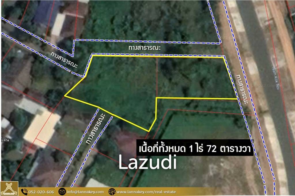 1 Rai Land for Sale in Chiang Rai City