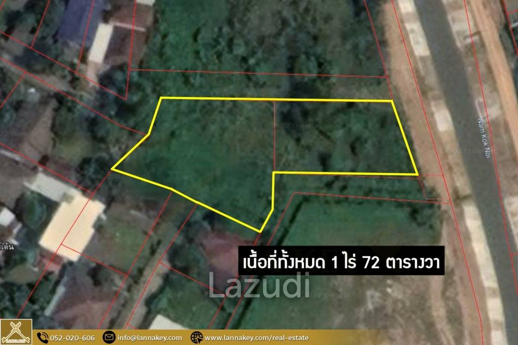1 Rai Land for Sale in Chiang Rai City