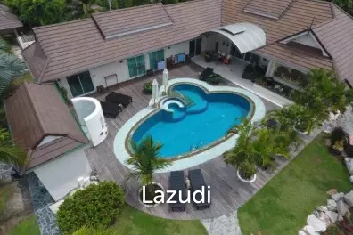 NATURAL LAKE HILL : Great Design + Quality 4 Bed Pool Villa on large end corner plot