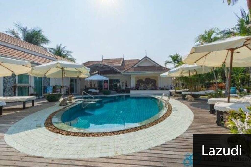 NATURAL LAKE HILL : Great Design & Quality 4 Bed Pool Villa on large end corner plot