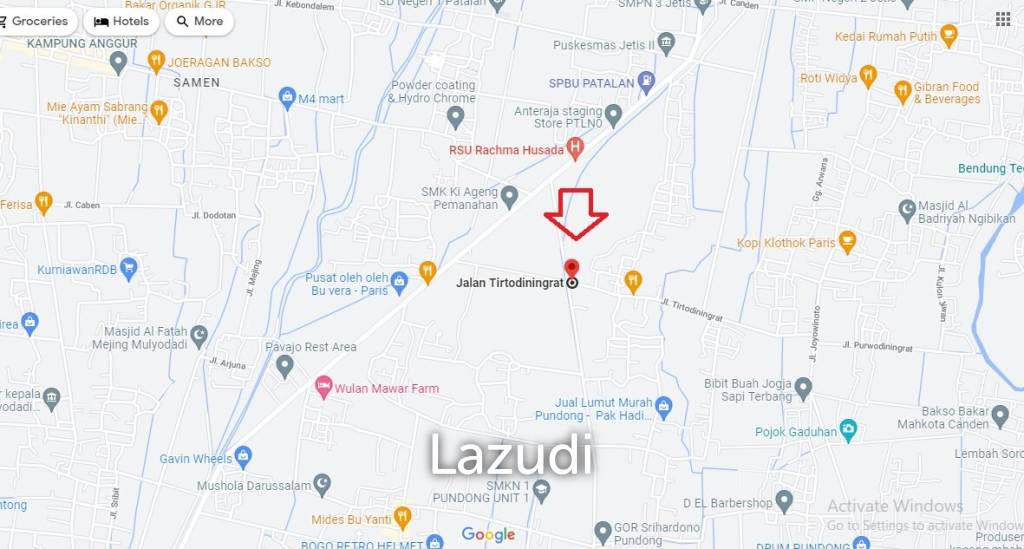 Tanah Dijual di Bantul Yogyakarta Dekat RS Rachma Husada, Desa Wisata Potrobayan, Taman Opak Zoo, Pasar Bendo