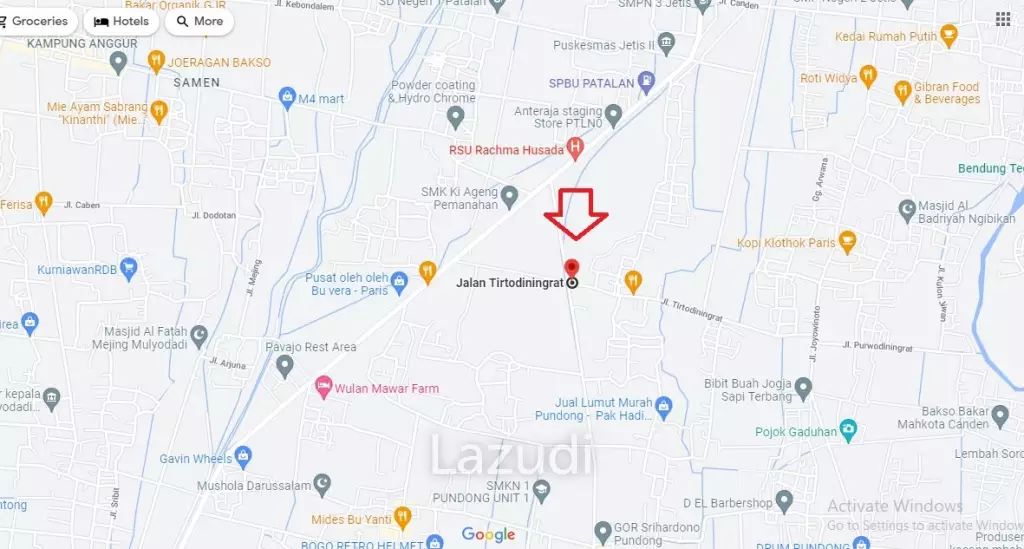 Tanah Dijual di Bantul Yogyakarta Dekat RS Rachma Husada, Desa Wisata Potrobayan, Taman Opak Zoo, Pasar Bendo
