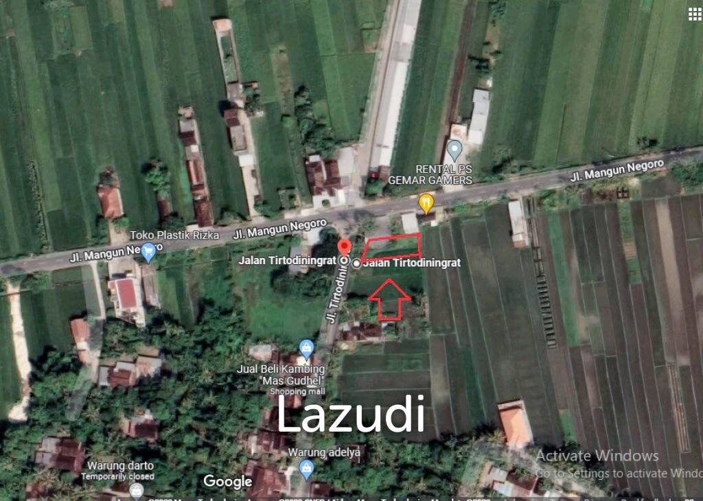 Tanah Dijual di Bantul Yogyakarta Dekat RS Rachma Husada, Desa Wisata Potrobayan, Taman Opak Zoo, Pasar Bendo