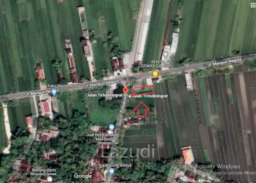 Tanah Dijual di Bantul Yogyakarta Dekat RS Rachma Husada, Desa Wisata Potrobayan, Taman Opak Zoo, Pasar Bendo