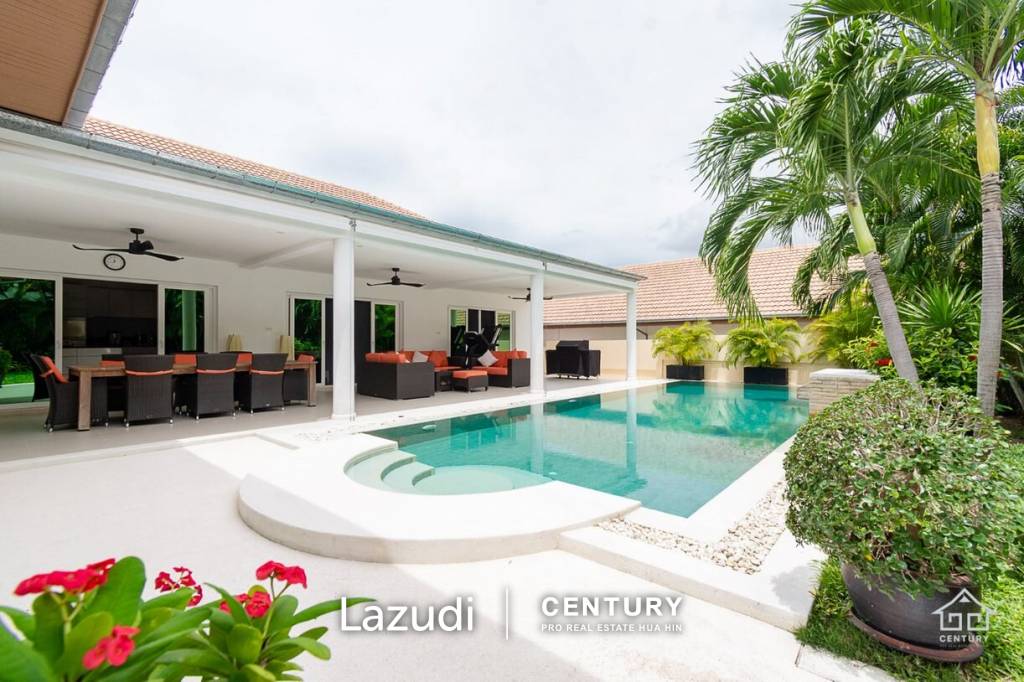 THE VIEWS :Great Quality 4 bed pool villa on elevated plot