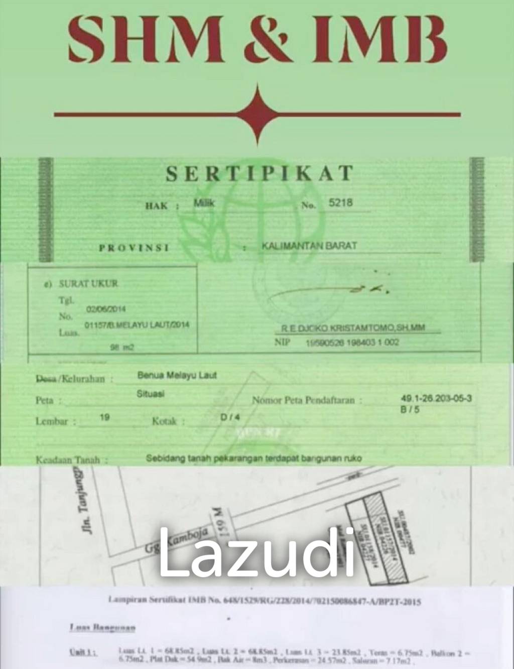 Ruko Dijual Di Kota Pontianak Dekat Ayani Megamall, Mall Matahari, RS St. Antonius Pontianak, Universitas Tanjungpura