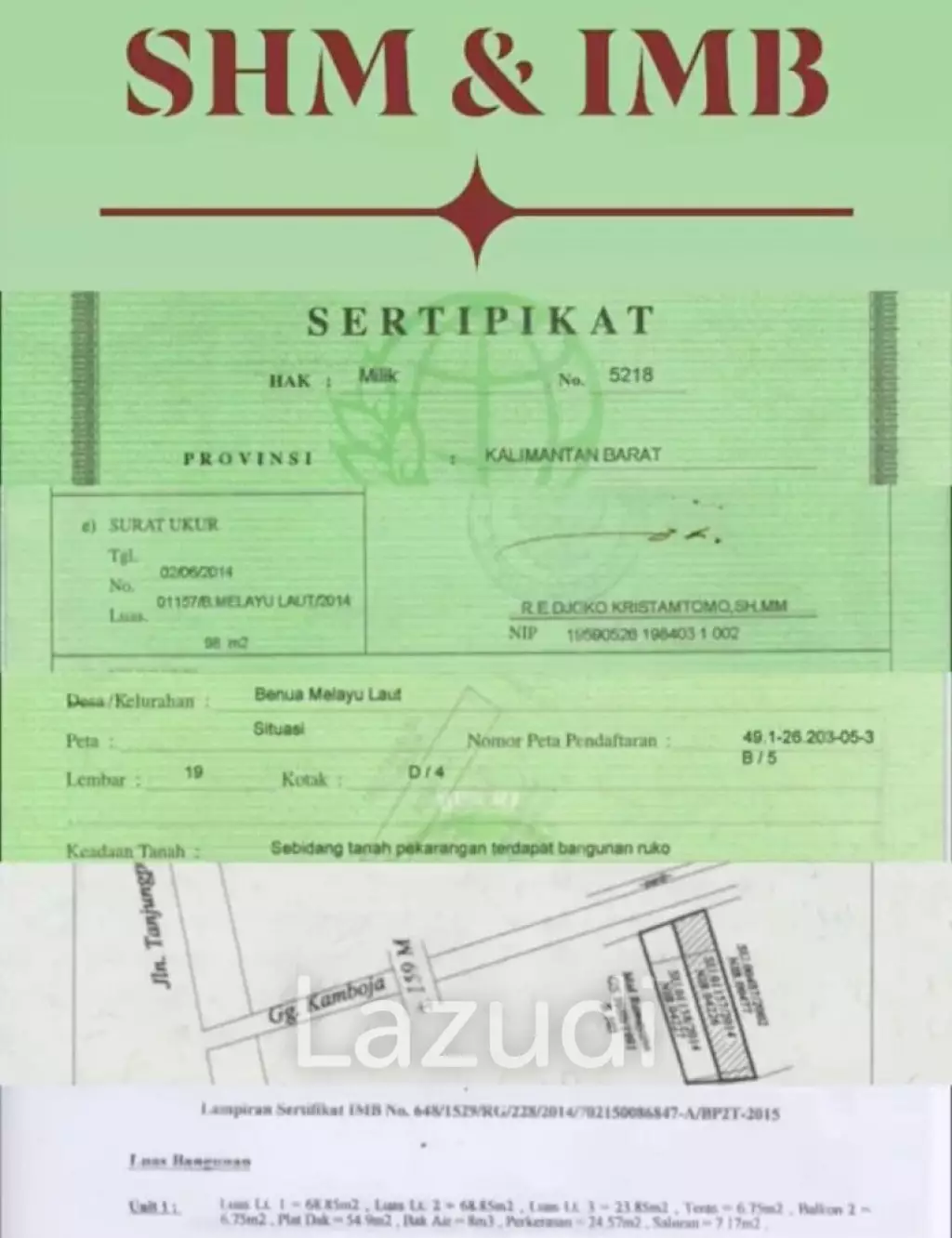 Ruko Dijual Di Kota Pontianak Dekat Ayani Megamall, Mall Matahari, RS St. Antonius Pontianak, Universitas Tanjungpura