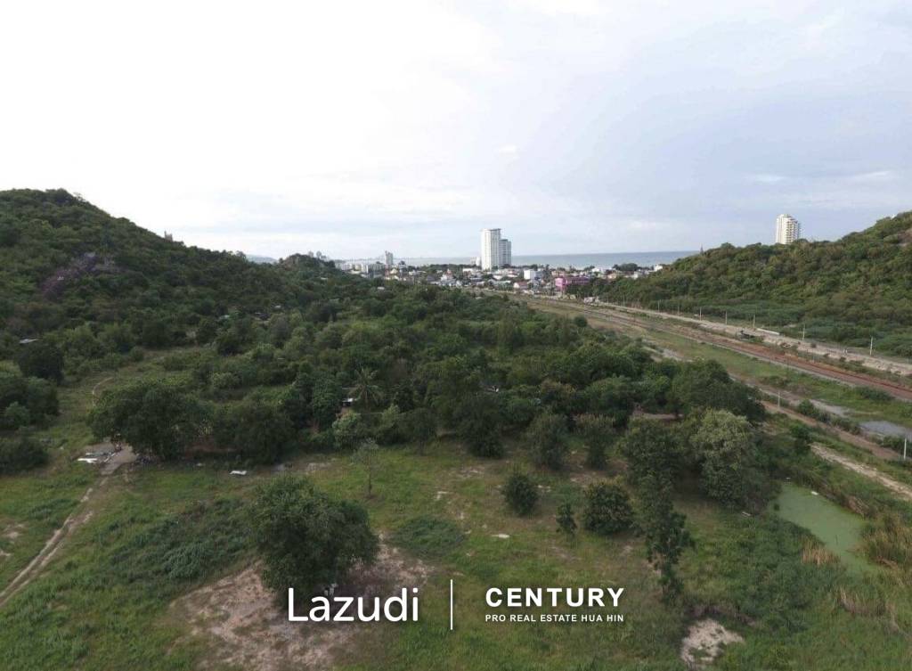 17 Rai of Ideal Investment land in Kao Takieb, walking distance from the beach