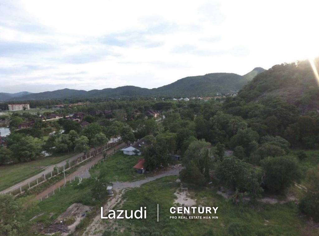 17 Rai of Ideal Investment land in Kao Takieb, walking distance from the beach