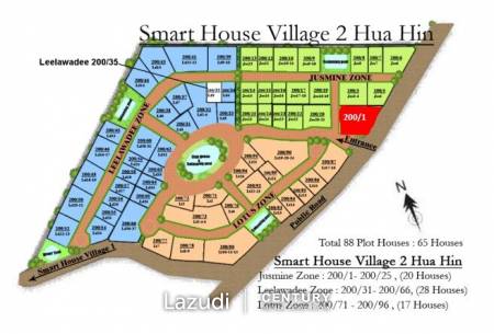 SMART HOUSE VILLAGE 2 :Good Quality 3 bed pool villa on good sized Corner Plot