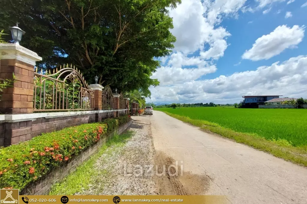 House for Sale Surrounded by Rice Fields View