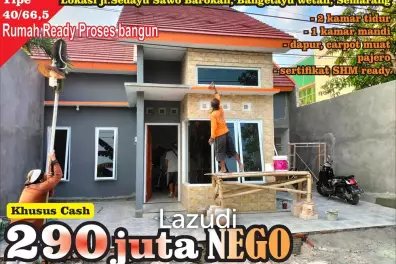 Rumah Dijual di Semarang Dekat Universitas Maritim, Universitas Semarang, Pasar Bangetayu, RS Bhayangkara Semarang