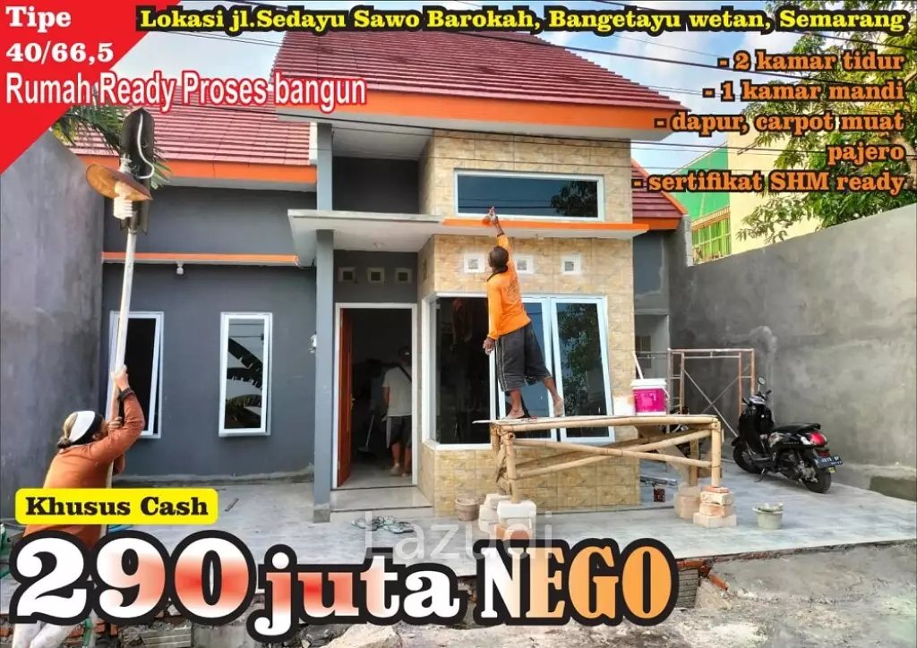 Rumah Dijual di Semarang Dekat Universitas Maritim, Universitas Semarang, Pasar Bangetayu, RS Bhayangkara Semarang