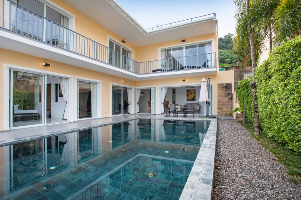 4 bed 5 bath sea view villa - Chalong