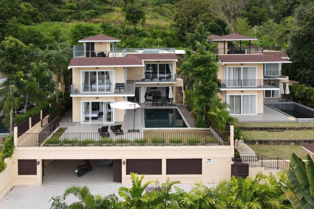 4 bed 5 bath sea view villa - Chalong