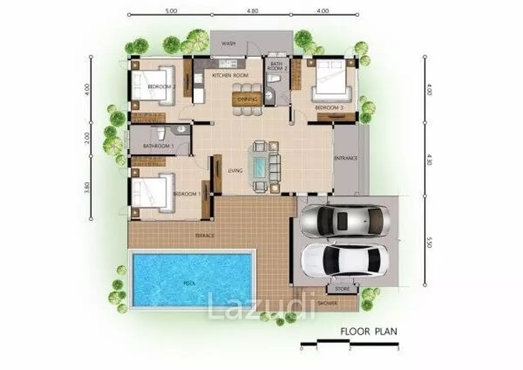 PLUMERIA VILLA : Good Quality +amp; Design 3 Bed Pool Villa