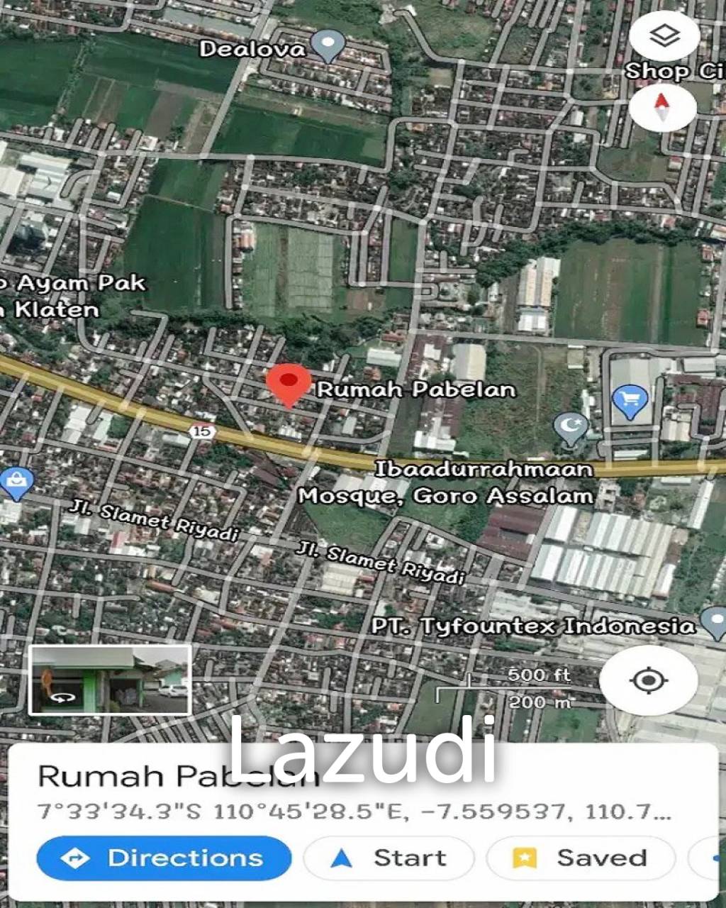 Rumah Dijual Dekat Mall Solo Square, Kampus UMS Solo, Kampus UNS, RS Universitas Sebelas Maret, Bandara Adi Soemarmo