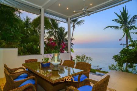 Beach front villa offering a refined luxury living experience