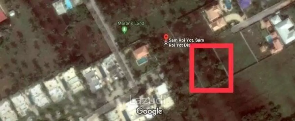 Beatiful land plot close to Sam Roi Yod beach 