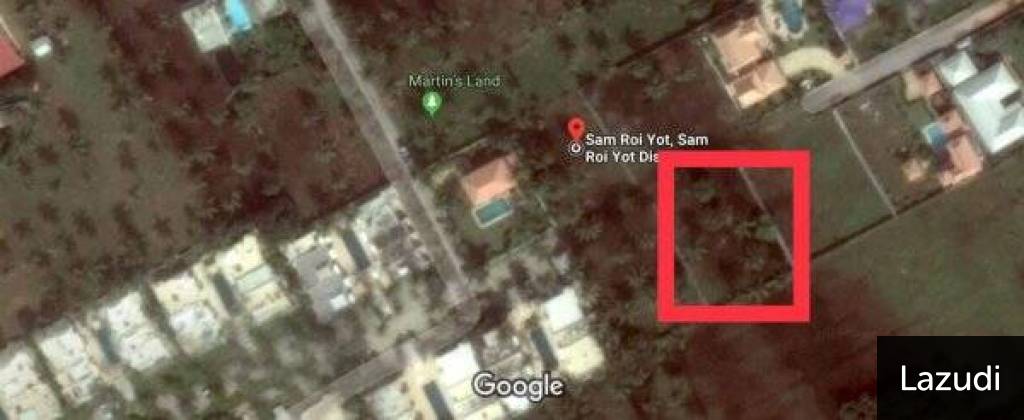 Beatiful land plot close to Sam Roi Yod beach Beatiful land plot close to Sam Roi Yod beach
