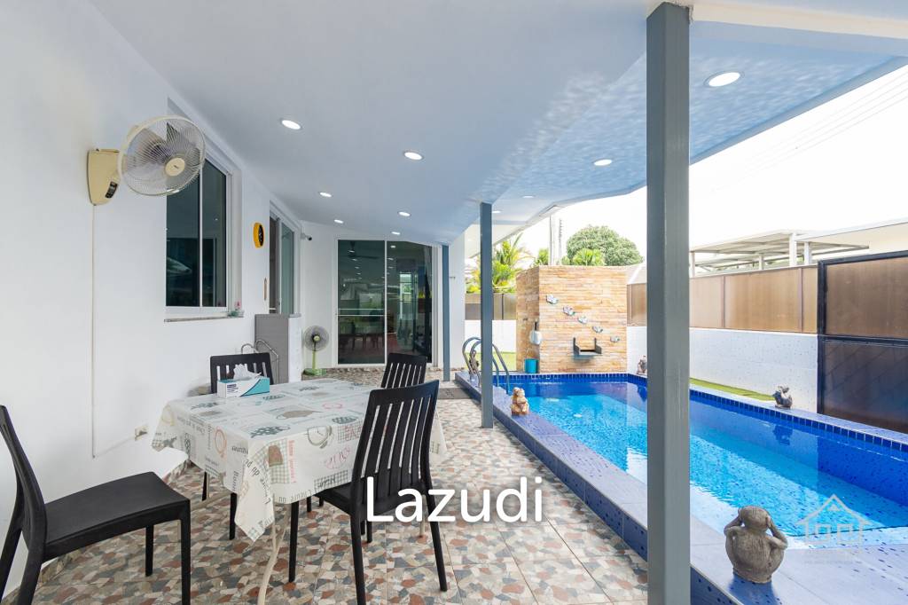 Soi 102, close to Bluport, 3 bed pool villa