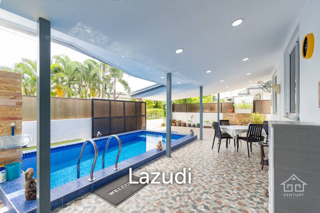 Soi 102, close to Bluport, 3 bed pool villa