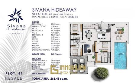 3 Bed 3 Bath Pool Villa for Sale Sivana Hideaway Phase 2