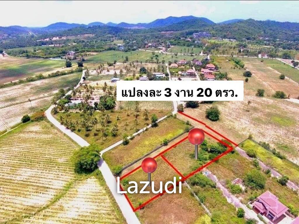 1 Rai 240 sq.w. Land for Sale in Huay Too Reservoir