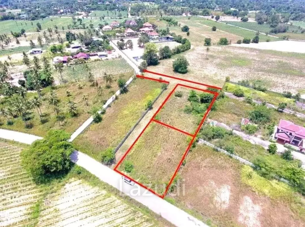 1 Rai 240 sq.w. Land for Sale in Huay Too Reservoir