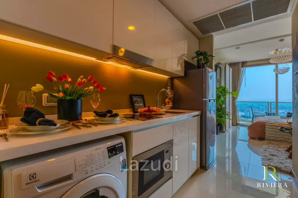 สตูดิโอ 31.77ตร.ม เดอะ ริเวียร่า วงศ์อมาตย์ บีช