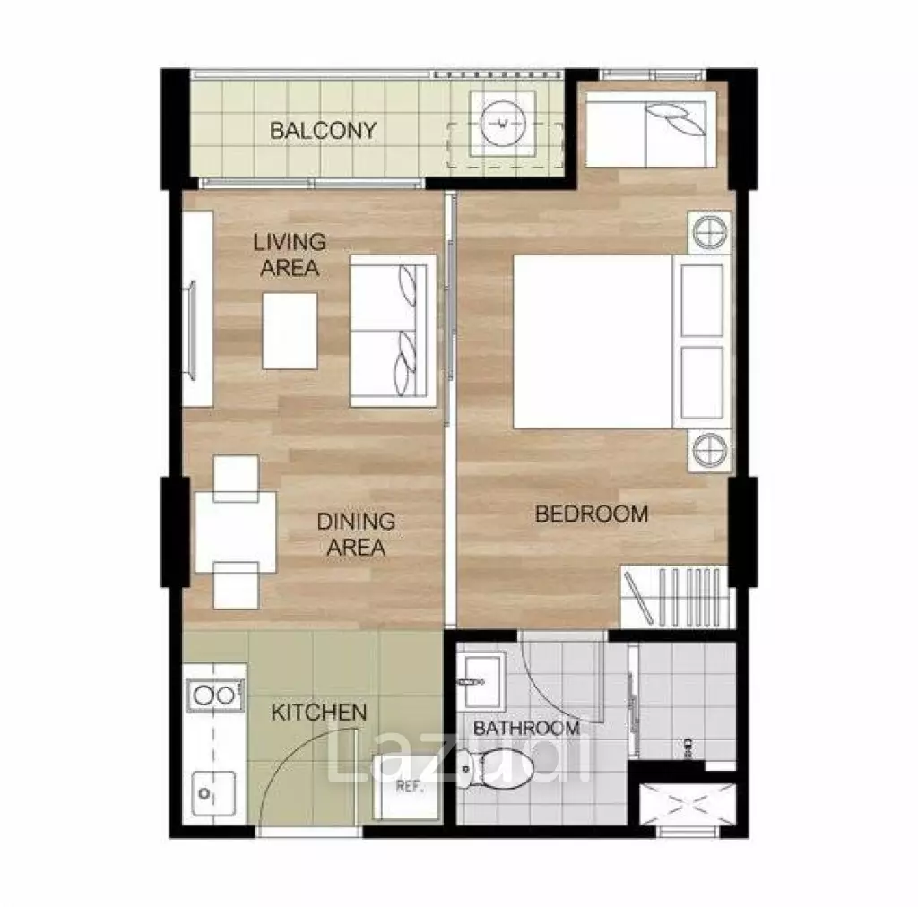 LACASITA : 1 Bed condo