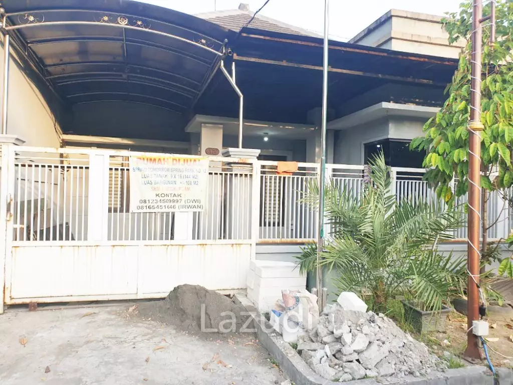 Rumah Dijual BU di Perumahan Spring Of Tomorrow Sidoarjo Dekat Mall CITO, RS Mitra Keluarga Waru, Terminal Purabaya