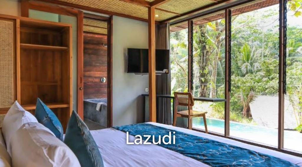 Brand new valley river view development in Ubud