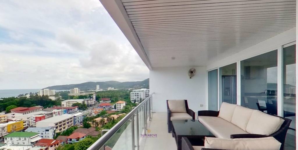 ห้องชุดหรู 2 ห้องนอน วิวทะเลที่ Sunset Plaza Karon Phuket