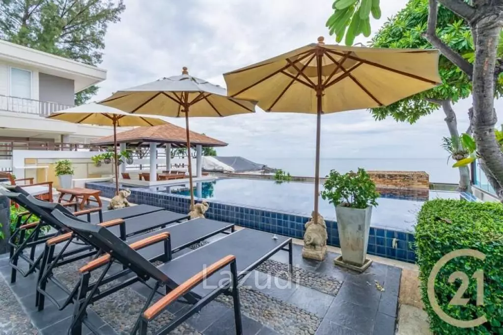 VIMANLAY : Beachfront Luxury 3 Bed Pool Villa For Sale.